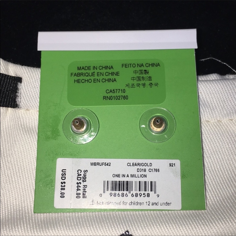 NWT Kate Spade ♠️ New York “a” Set Stud Earrings - Picture 5 of 7